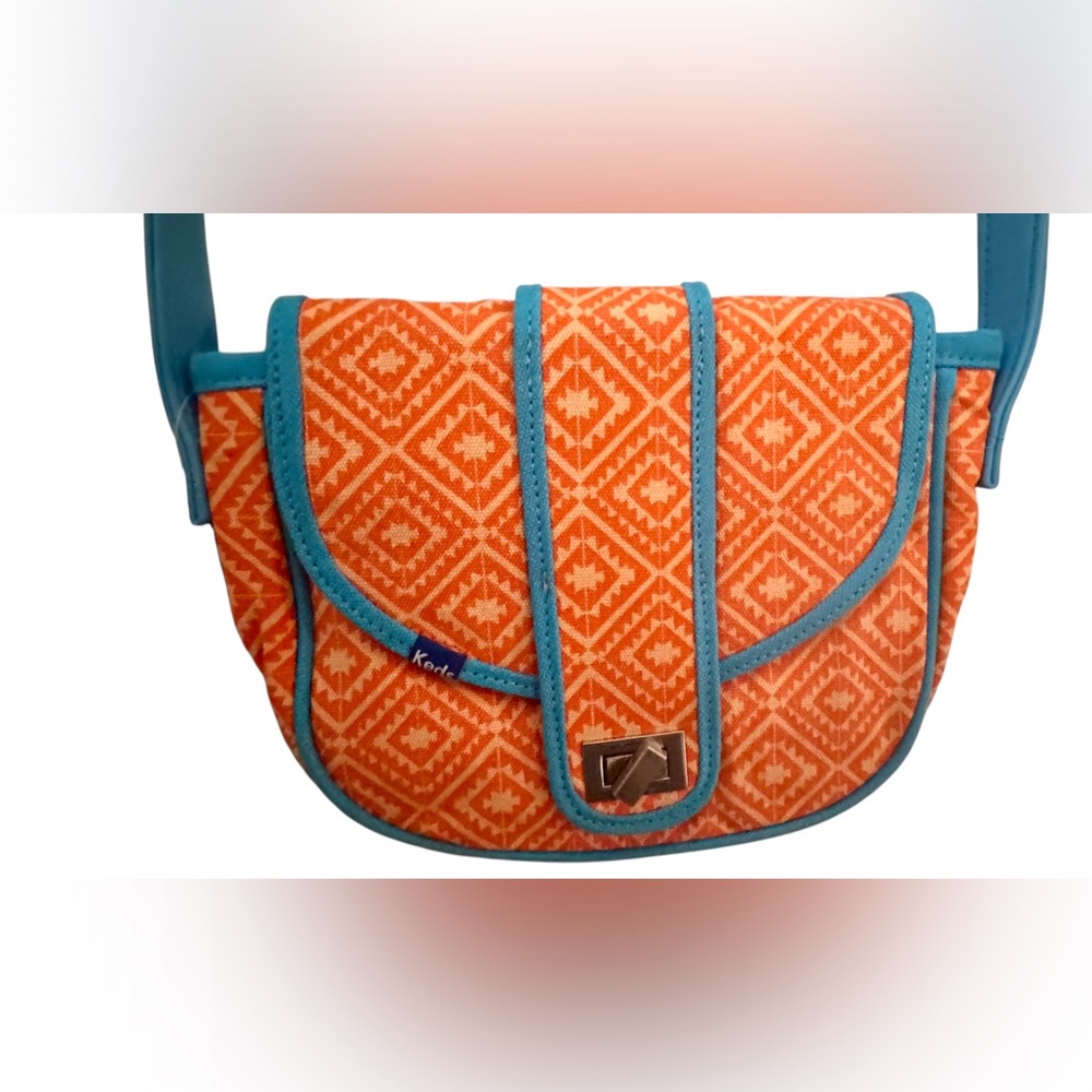 NWT Keds Women's Chain Strap C8 Orange and Blue Purse - Picture 3 of 9
